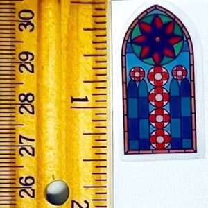 🌀10/$10🌀 Holographic Mosaic Window Reusable Sticker Decal